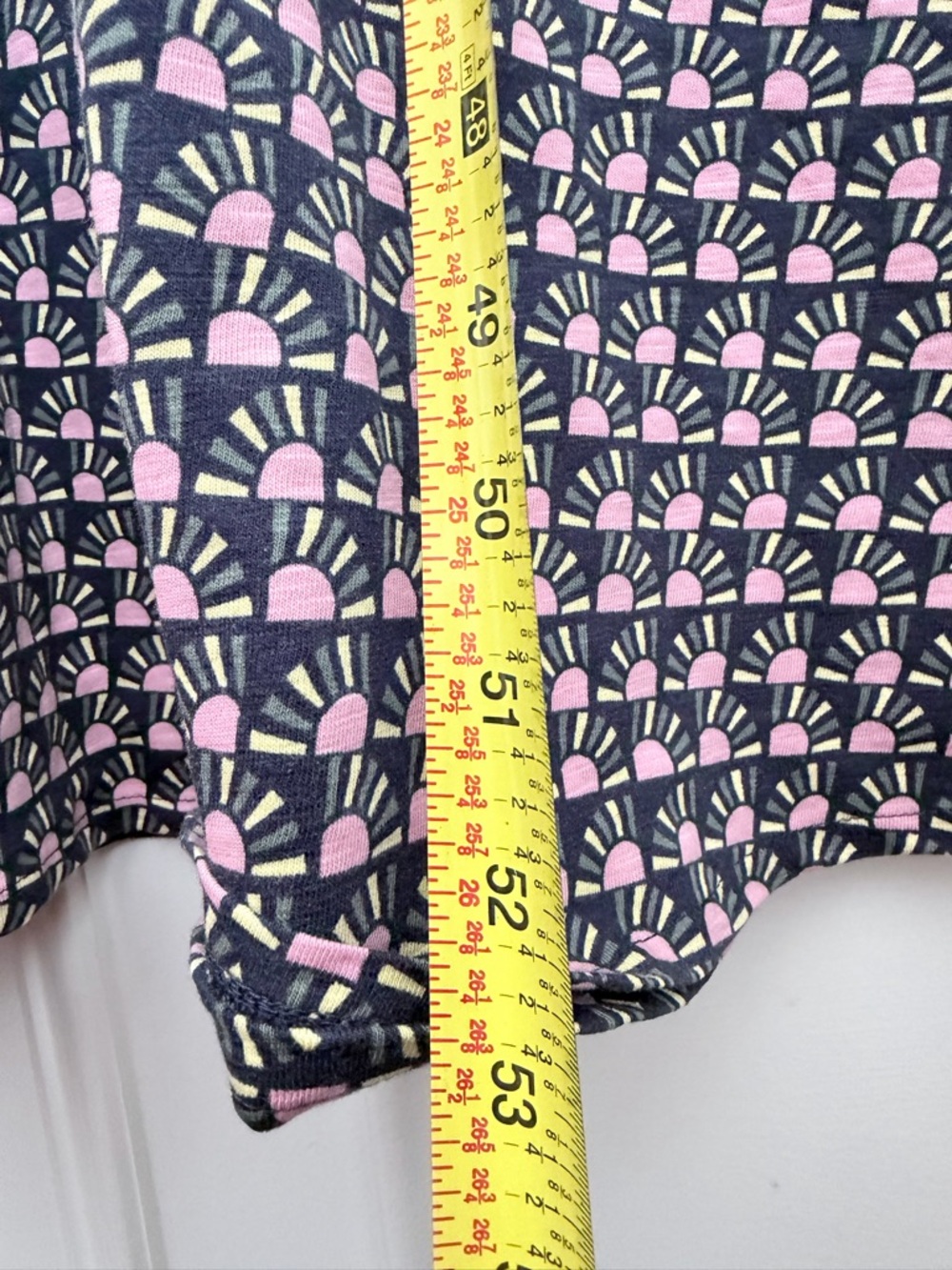 Boden maxi dress geometric print pockets Cotton 12 Long - Picture 4 of 6